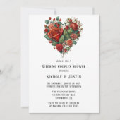 Happy Valentijn's Rozen bruiloft koppels douche Kaart (Voorkant)