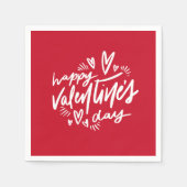 Happy Valentijns Servet (Voorkant)