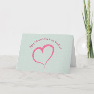 Happy Valentijns' SweeLieverd, aangepast Wenskaart Bedankkaart