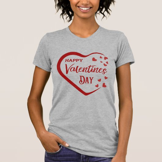 Happy Valentijns T-shirt (Voorkant)