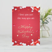 Happy Valentijns Wenskaarten Feestdagenkaart (Staand voorkant)