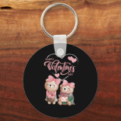 Happy Valentijnsdag 2023 - Love Afbeeldingen Funny Sleutelhanger (Voorkant)