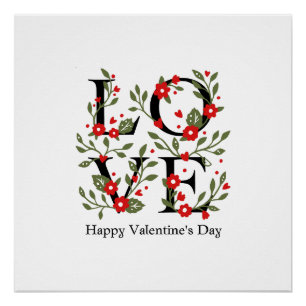 Happy Valentijnsdag 2023 - Love Afbeeldingen Styli Perfect Poster