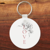 Happy Valentijnsdag 2023 - Love is Love Afbeelding Sleutelhanger (Voorkant)