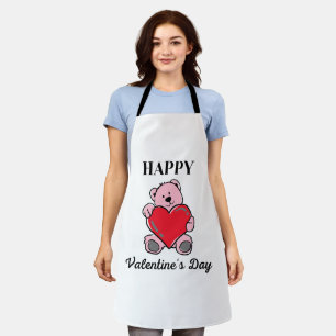 Happy Valentijnsdag 2023 - Love Panda Afbeeldingen Schort