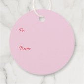 Happy Valentijnsdag Amerikaanse Pit Bull Terriers Bedankjes Labels (Achterkant)