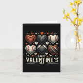 Happy Valentijnsdag Basketbal Football Kaart (Gele Bloem)