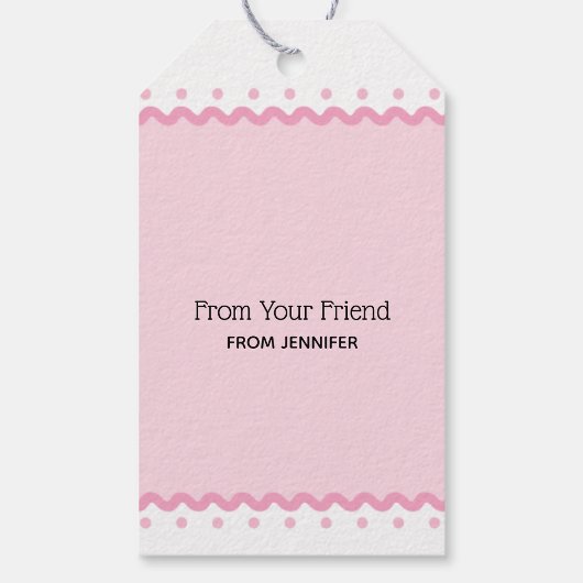 Happy Valentijnsdag  bericht Cadeaulabel