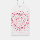 HAPPY VALENTIJNSDAG / Cadeau Label Cadeaulabel (Voorkant)