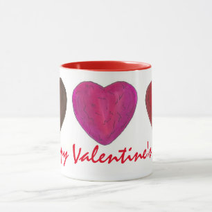 Happy Valentijnsdag Chocolate Heart Snoep Mok