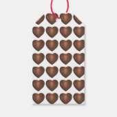 Happy Valentijnsdag Chocolate Snoep Hearts Love Cadeaulabel (Voorkant)