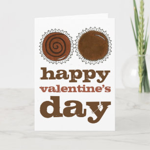 Happy Valentijnsdag Chocolate Valentijn Kaart
