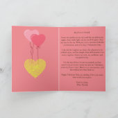 Happy Valentijnsdag Drie foto's Vakantie Kaart (Binnen)