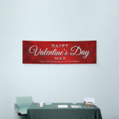 HAPPY VALENTIJNSDAG EVENEMENT RED HEARTS BANNER (Beurs)