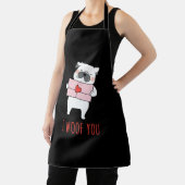 Happy Valentijnsdag - Funny Dog Valentijn citeert Schort (Insitu)