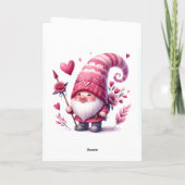 Happy Valentijnsdag - gevouwen Wenskaart Kaart (Achterkant)