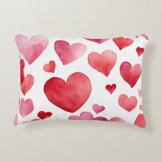 Happy Valentijnsdag Grappige zwarte kat Accent Kussen (Achterkant)