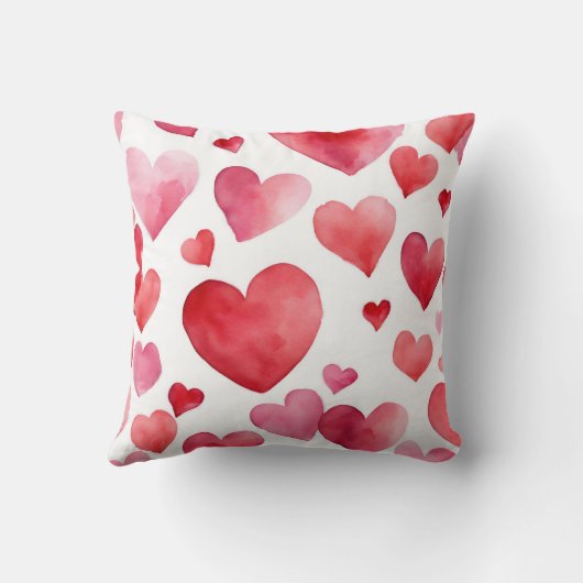 Happy Valentijnsdag Grappige zwarte kat Kussen (Achterkant)