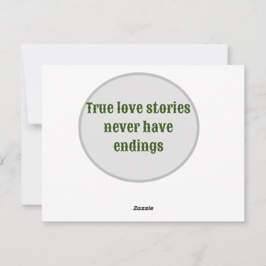 Happy Valentijnsdag Groen Natuurlijk Voor U Feestdagenkaart (Achterkant)