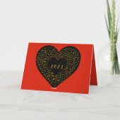  Happy Valentijnsdag Gypsy Guitar Kaart (Achterkant)