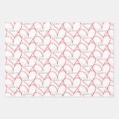 Happy Valentijnsdag hart foto eenvoudig Inpakpapier Vel (Voorkant 3)