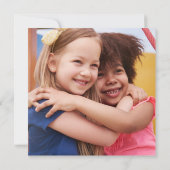 Happy Valentijnsdag hart foto klaslokaal kaart (Achterkant)