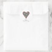 Happy Valentijnsdag hart Stickers (Tas)
