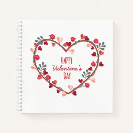 Happy Valentijnsdag harten woede | Laptop Notitieboek