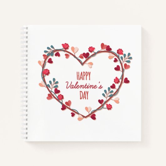 Happy Valentijnsdag harten woede | Laptop Notitieboek (Voorkant)