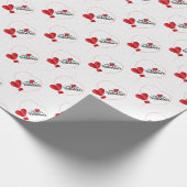 Happy Valentijnsdag hartkloppend papier (Hoek)