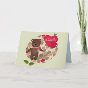 Happy Valentijnsdag - in het Oekraïens Feestdagen Kaart