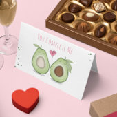 Happy Valentijnsdag is grappig, eenvoudige Avocado Kaart