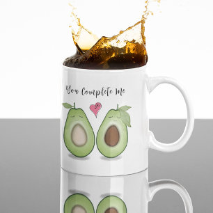Happy Valentijnsdag is grappig, eenvoudige Avocado Koffiemok