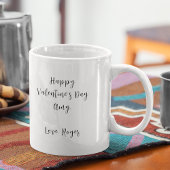 Happy Valentijnsdag is grappig, eenvoudige Avocado Koffiemok