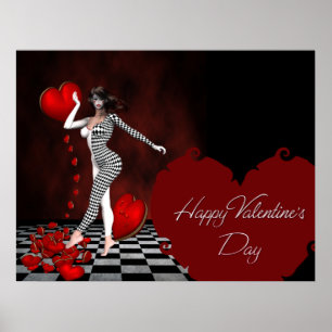 Happy Valentijnsdag - Jester Fantasy Print