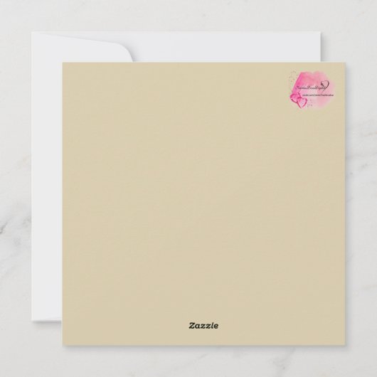 Happy Valentijnsdag Kaart (Achterkant)