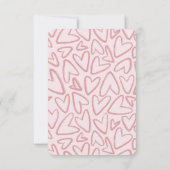 Happy Valentijnsdag Kaart in het roze - Italiaans (Achterkant)