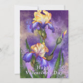 Happy Valentijnsdag Kaart - Mooie Iris-trap (Voorkant)