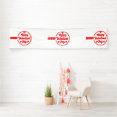Happy Valentijnsdag liefde 2,5x12 Vinylbanner Spandoek (Insitu)