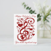 Happy Valentijnsdag, Love_Briefkaart Feestdagenkaart (Staand voorkant)