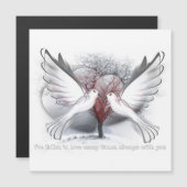 Happy Valentijnsdag Magnatic Card (Voorkant / Achterkant)