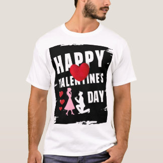 Happy Valentijnsdag Matching Couples Outfit T-Shir T-shirt