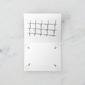 Happy Valentijnsdag Pickleball Player Bedankkaart (Binnen)