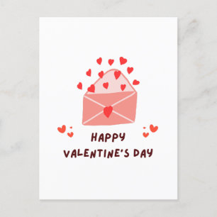Happy Valentijnsdag - Red Hearts Love Afbeeldingen Feestdagenkaart