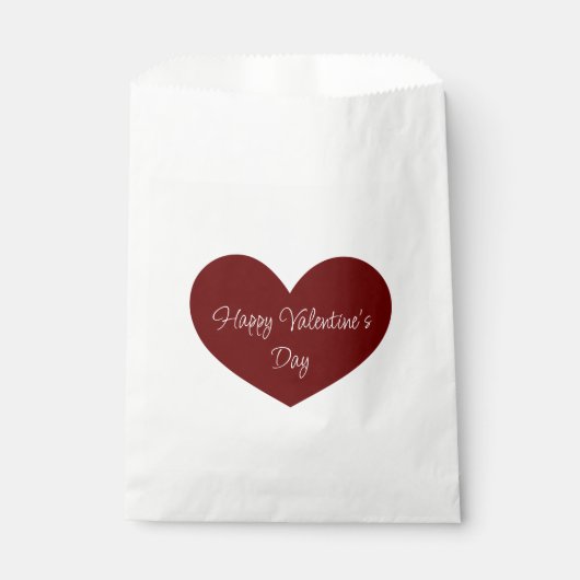 Happy Valentijnsdag Rode Harde Kerk Partij Bedankzakje (Voorkant)