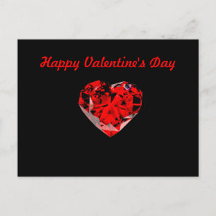 HAPPY VALENTIJNSDAG RODE HART KAART
