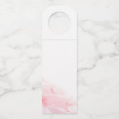 Happy Valentijnsdag Romantic Glass Hearts Flessenhanger (Achterkant)