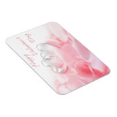 Happy Valentijnsdag Romantic Glass Hearts Magneet (Rechterzijde)