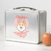 Happy Valentijnsdag Schattige Corgi Dog (In situ)