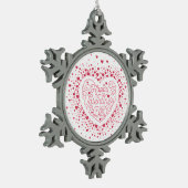 Happy Valentijnsdag / Snowflake Ornament (Links)